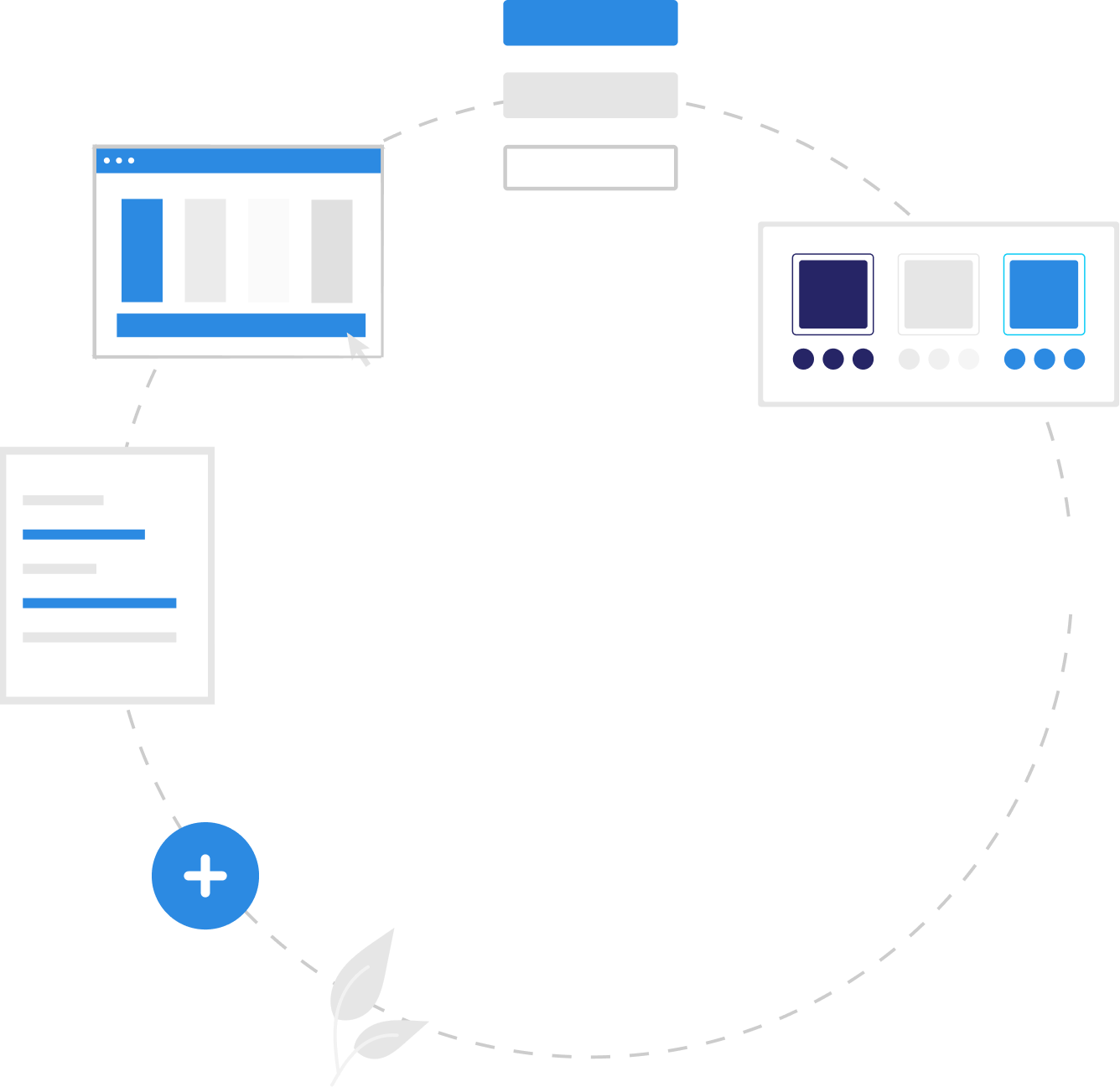 أيقونات وسائل التواصل الاجتماعي والهاتف والبريد